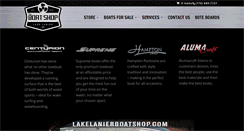 Desktop Screenshot of lakelanierboatshop.com